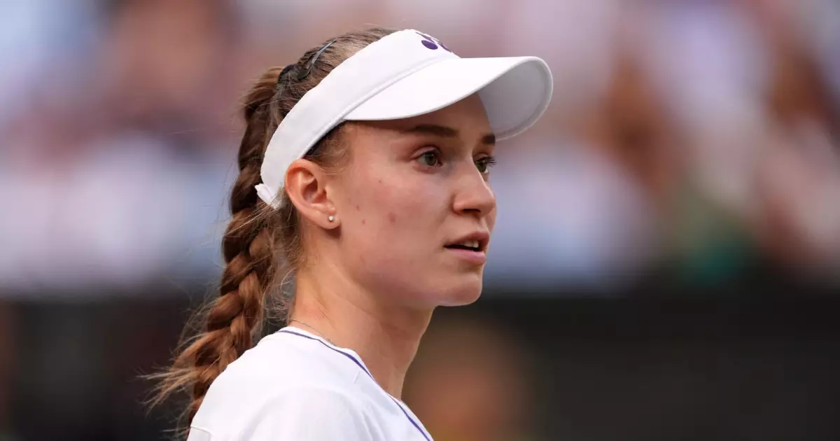   Елена Рыбакина денсаулығы сыр бергенін айтты   