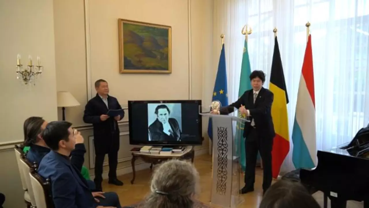 95-летие Мукагали Макатаева отметили в Брюсселе