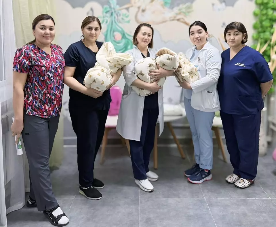 Отбасы бірден сегіз балаға көбейді: Түркістан облысында үшем дүниеге келді