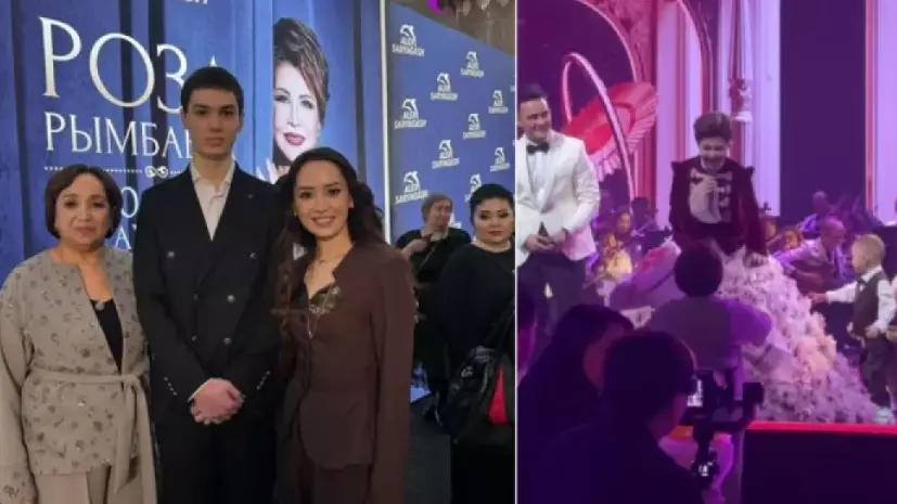 "Арнайы келді": Роза Рымбаева құдағиына құрмет көрсетті (ВИДЕО)