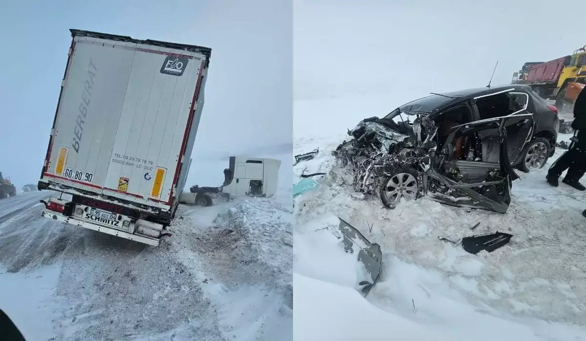 Страшное ДТП на трассе Актобе – Орск унесло жизни четырех человек