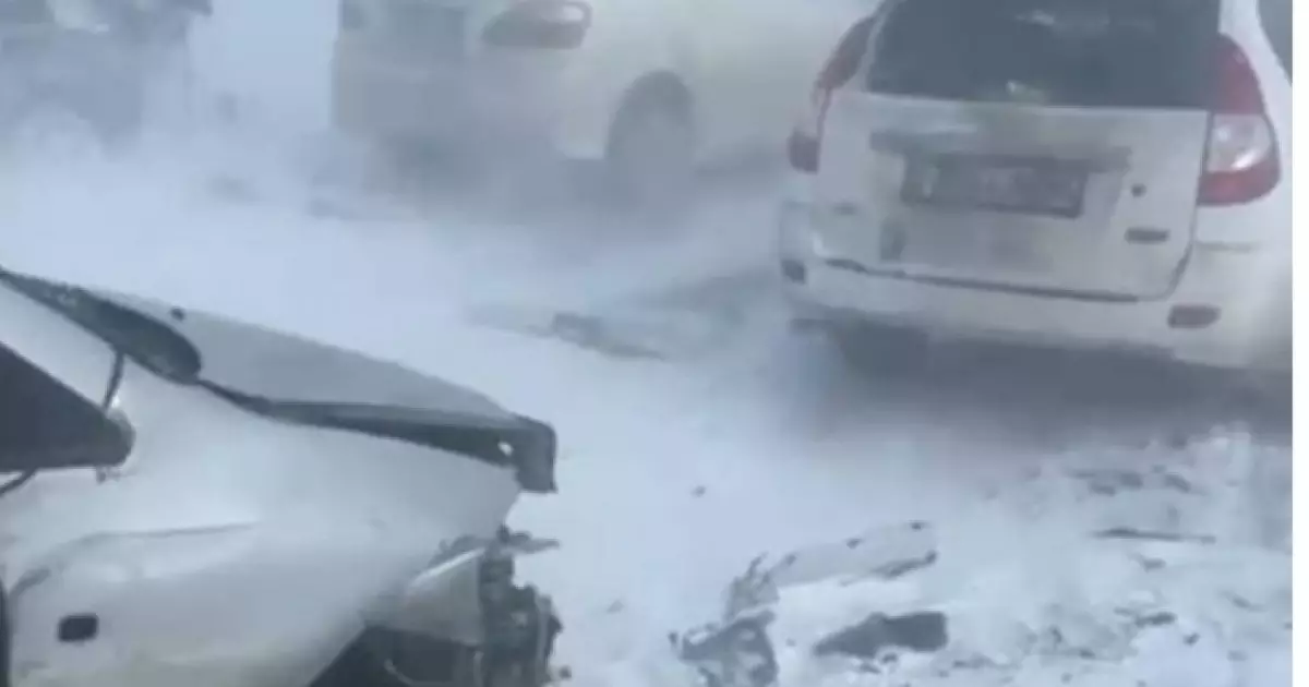  Ақтөбе–Астрахань автожолында 10 көлік соқтығысты 