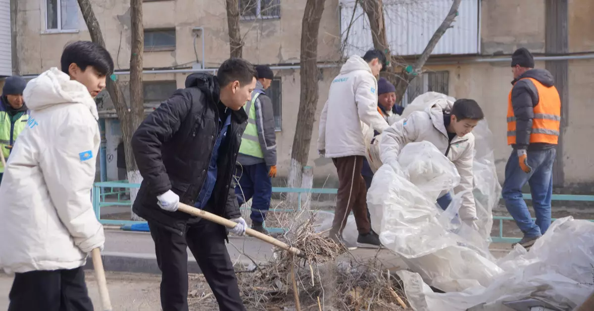  Қонаевта «Жастар Рухы» белсенділері апат салдарын жоюға жұмылдырылды 