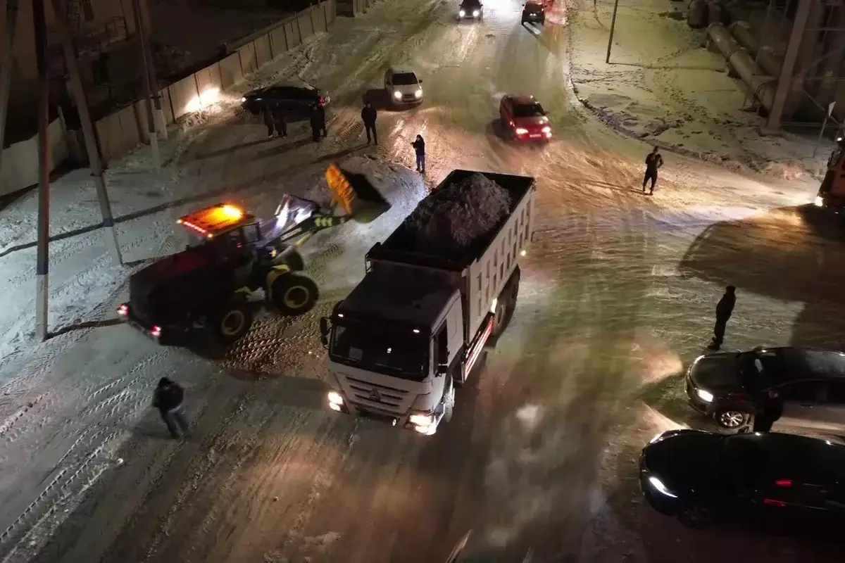 Вывоз снега в Петропавловске взяли под цифровой контроль