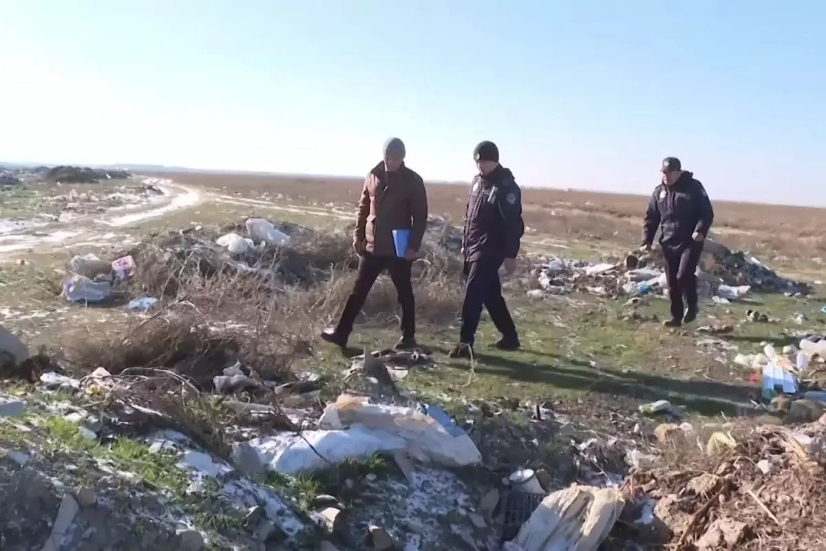 Около 250 несанкционированных свалок выявили в Туркестанской области