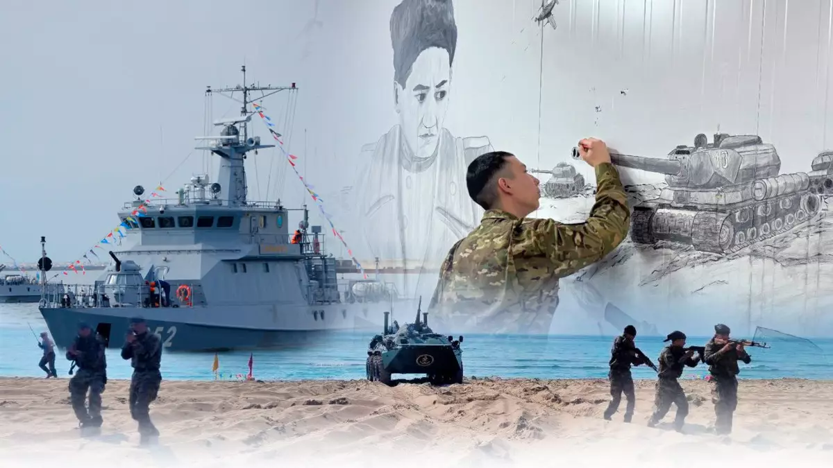 Бауыржан Момышұлының бейнесін тірілткен әскердегі суретші