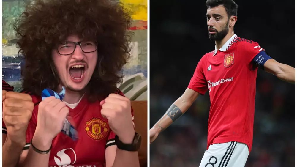 Фанат “Манчестер Юнайтед“ снова не подстригся: отмена гола продлила пари