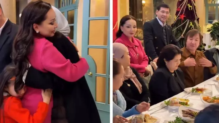 «Жанболаттан 11 жас, менен 7 жас кіші»: Жазира Байырбекова халыққа болашақ құдаларын таныстырды (ФОТО)