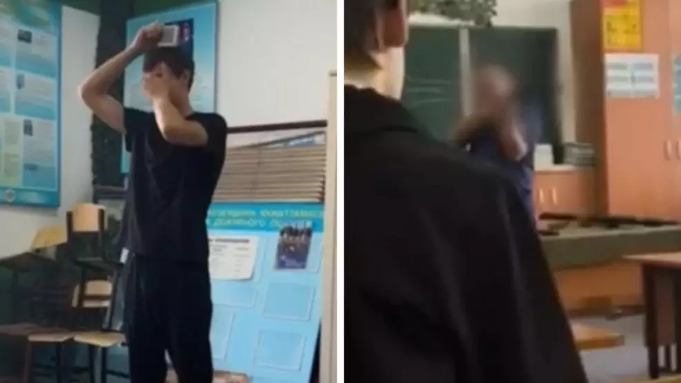 Алматыдағы колледжде мұғалім студенттің басына нысана қойып, от атқан