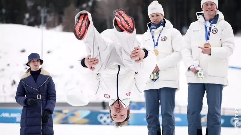 Америкалық шаңғышы Олимпиададағы жүлдесін ерекше тойлады