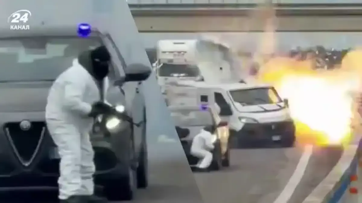 Италияда қарулы топ инкассатор көлігін жарып, ірі тонау жасады