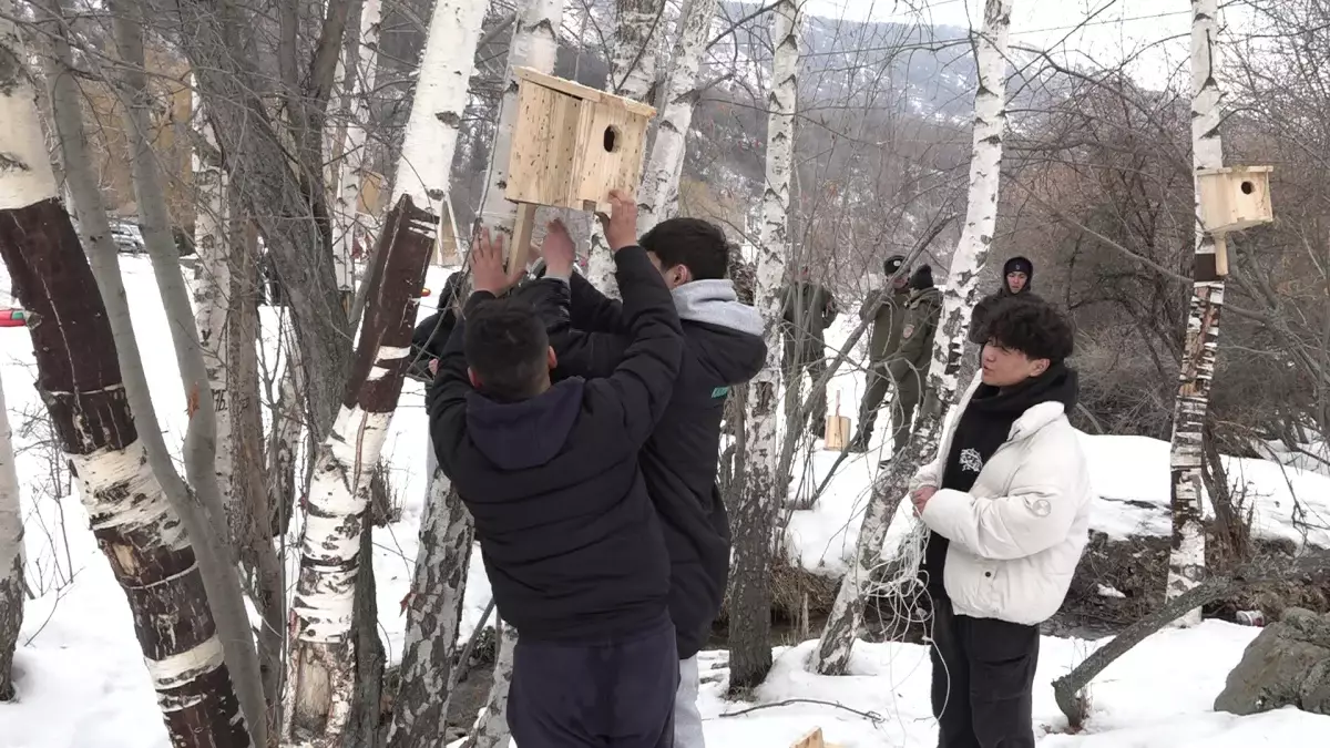 Қанат қаққан қамқорлық: алматылық студенттер құстарға ұя жасап, орнатты