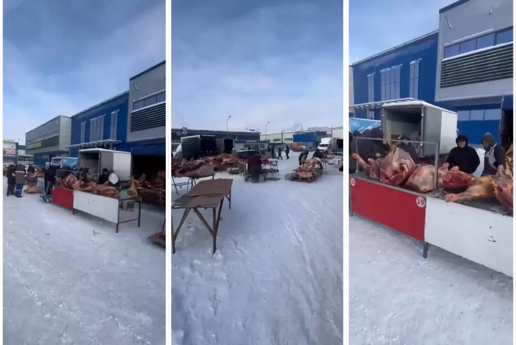 На ярмарке в Астане наблюдается высокий спрос на мясо