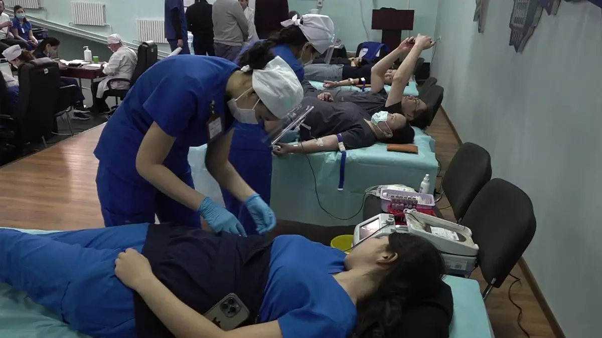 В Алматы установили рекорд по количеству доноров крови