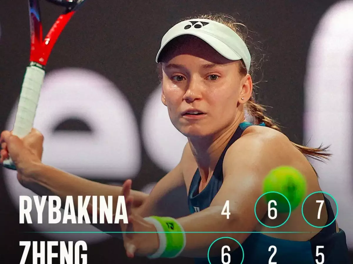 Рыбакина разгромила олимпийскую чемпионку на престижном турнире