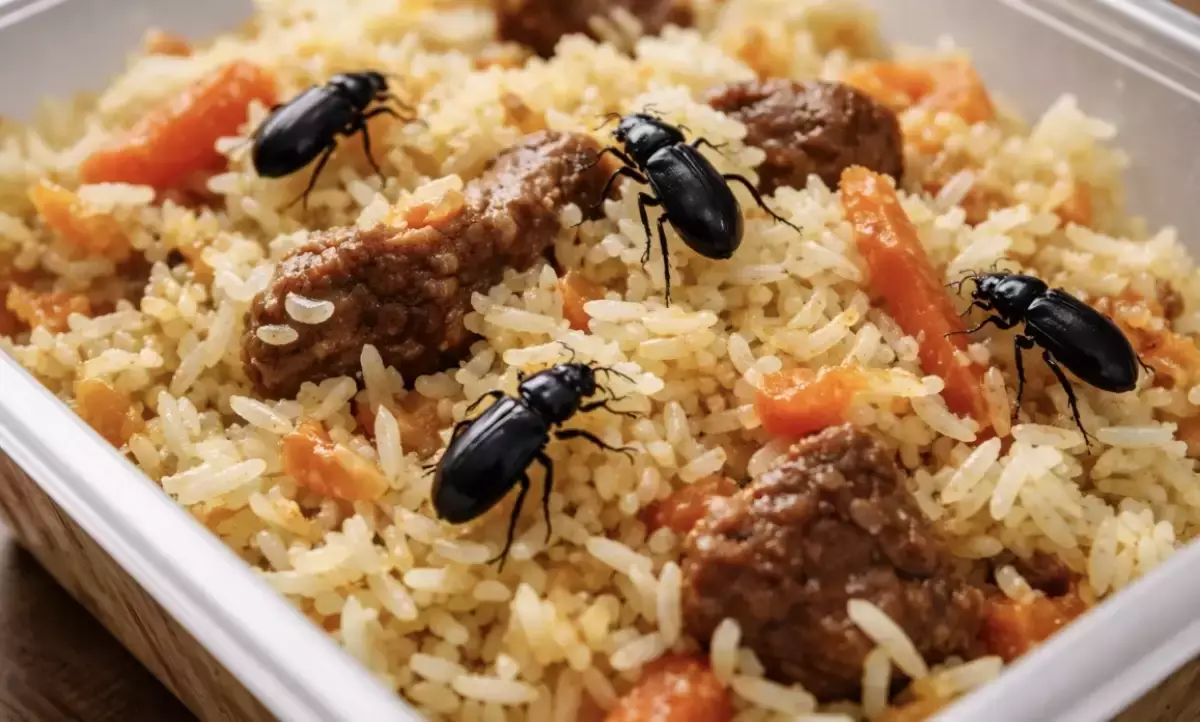 Қарағандыдағы балалар ауруханасында тамақтан жәндіктер табылды