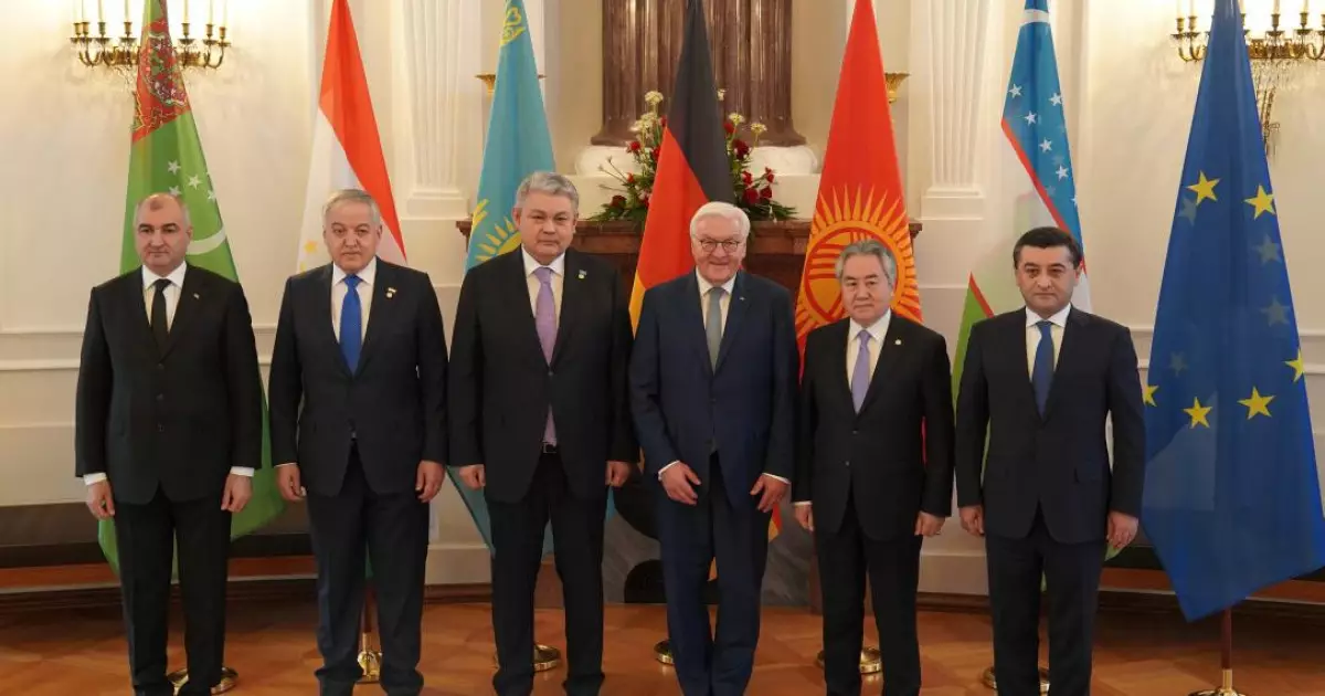   Орталық Азия елдерінің сыртқы істер министрлері Германия Федералдық президентімен кездесті   