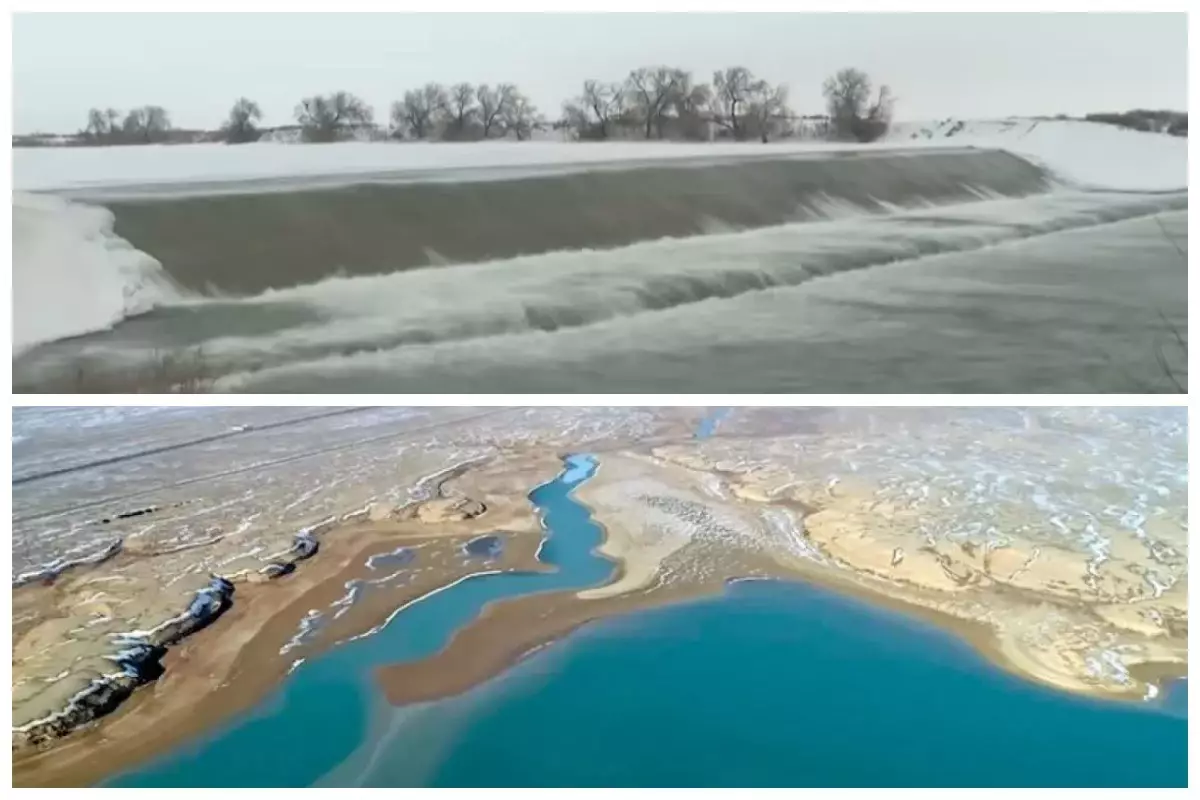 Аралға қайта жан бітті: Теңізге секундына 50 текше метр су келіп жатыр