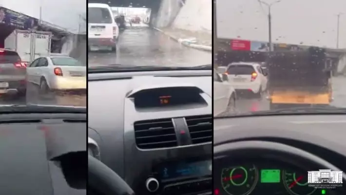 Коммунальные службы Ташкента переведены на усиленный режим из-за дождей