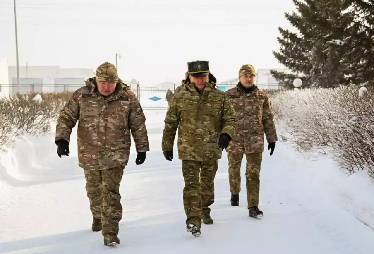 Ақмола гарнизонындағы әуе қорғанысы бөлімінің жауынгерлік дайындығы тексерілді