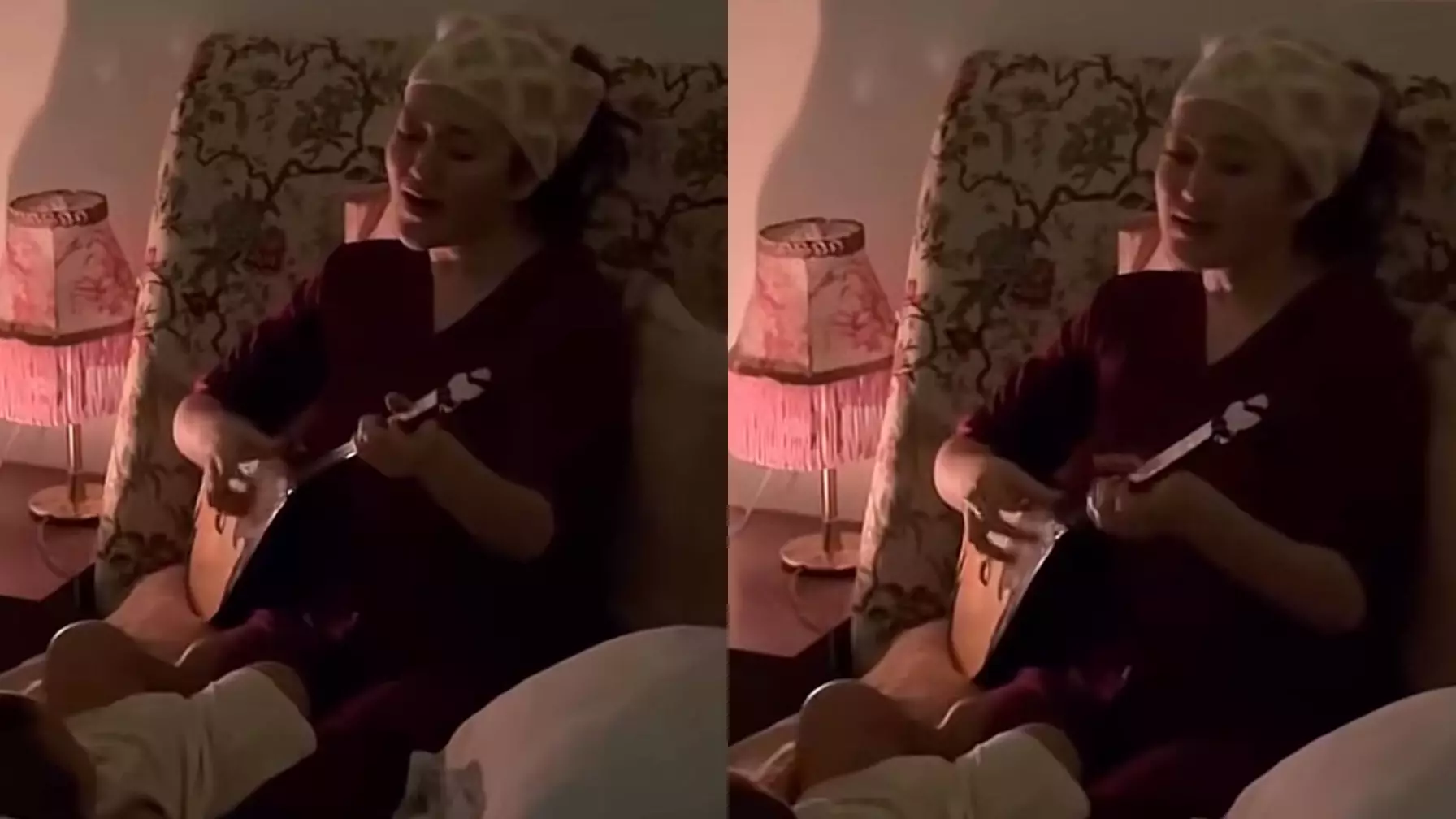 "Райм сүйген қазақилық": Ерке Есмахан ұлына домбырамен ән шырқап тәнті етті (ВИДЕО)