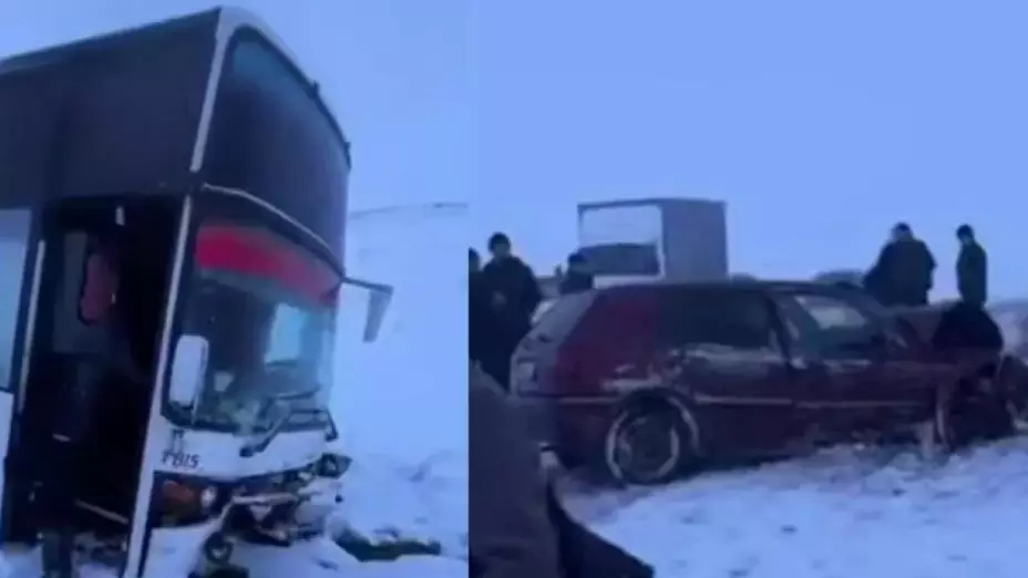 Адам шығыны бар: Жамбылда жантүршігерлік жол апаты болды