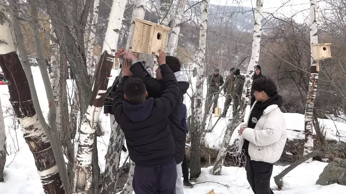 Таза Қазақстан: студенты колледжа соорудили и установили скворечники в горах Алматы