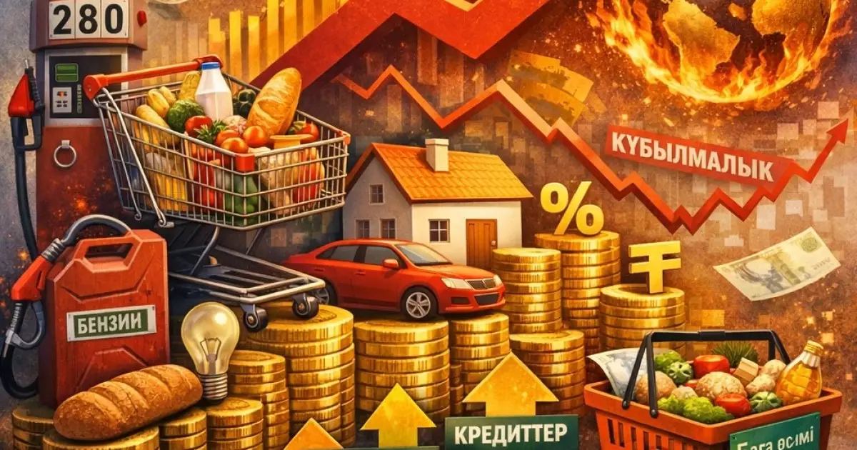  Инфляция индексі: үйдегі есепті базардағы баға бұзар... 
