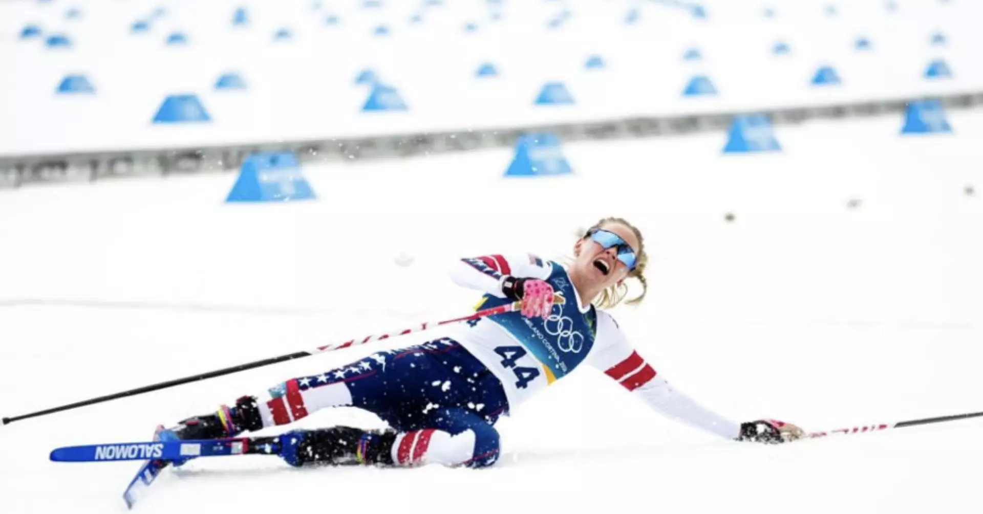 Американская лыжница взяла бронзу Олимпиады с переломом ребра
