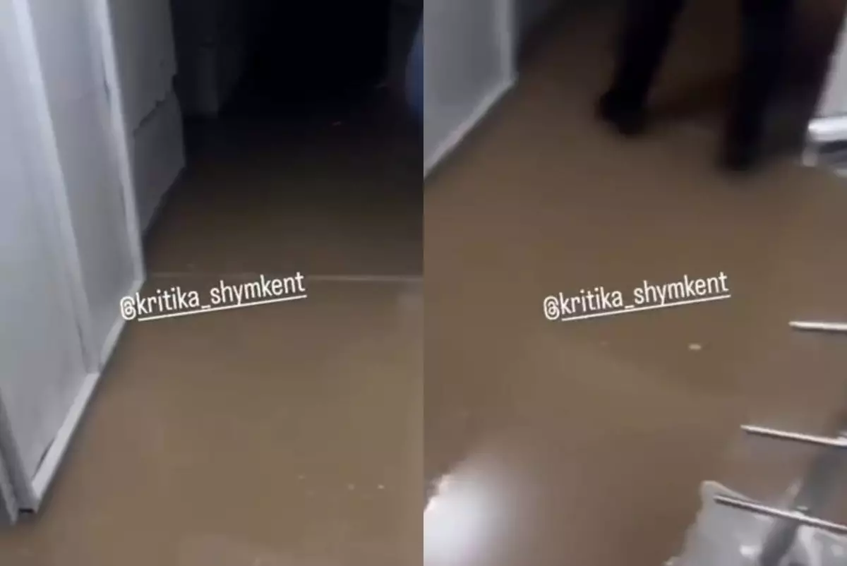 Шымкентте «комфорт класс» деп сатылған үйді су басып жатыр