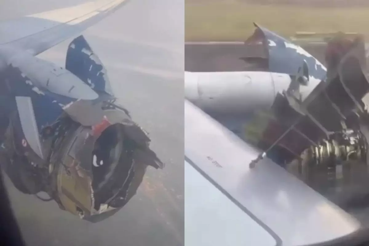 Қозғалтқышы жарылуға шақ қалған ұшақ шұғыл қонды