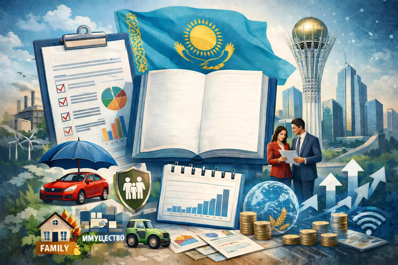 В Казахстане пересмотрят структуру классов страхования и разработают новую программу