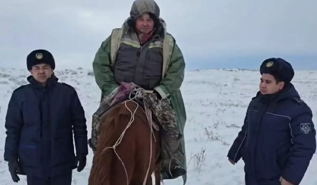 Жетісу облысында боранды күні із-түзсіз жоғалып кеткен шопан аман-есен табылды
