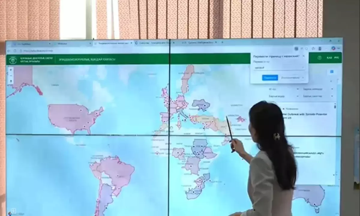В Казахстане впервые разработали эпидемиологическую онлайн-карту