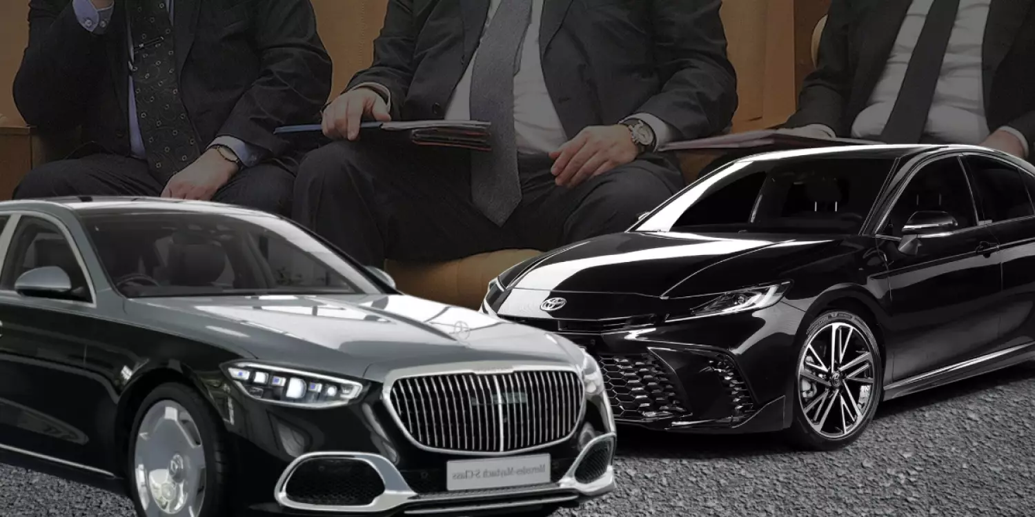 Ақмолалық шенеуніктер Maybach пен Camry мінбек болды