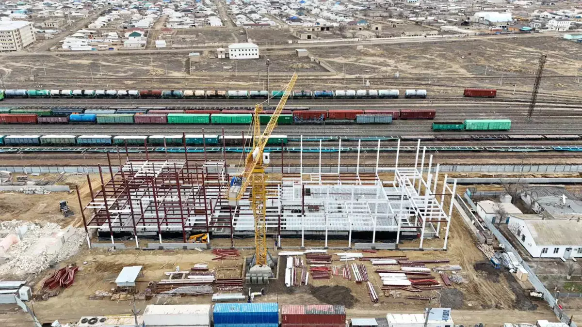 В селе Мангистау строят новый вокзал – как выглядит здание сейчас - новости на Lada.kz 13.02.2026