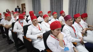 Алматыда Конституциялық комиссия мүшелері №5 қалалық аурухана ұжымымен кездесті