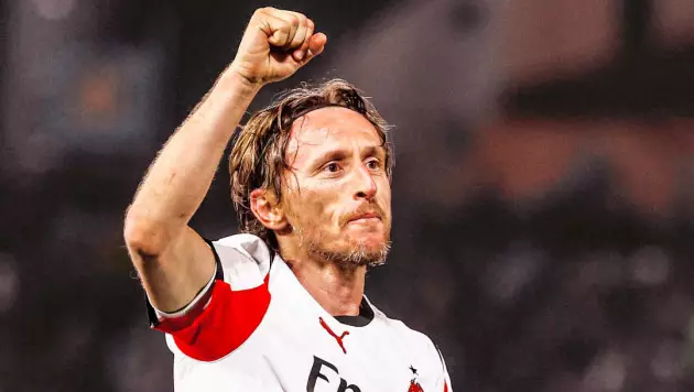 Модрич забил победный гол за "Милан" и вписал своё имя в историю