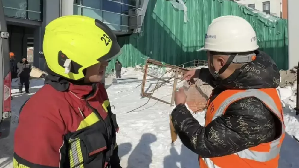 Astana LRT станциясының маңында өрт шықты