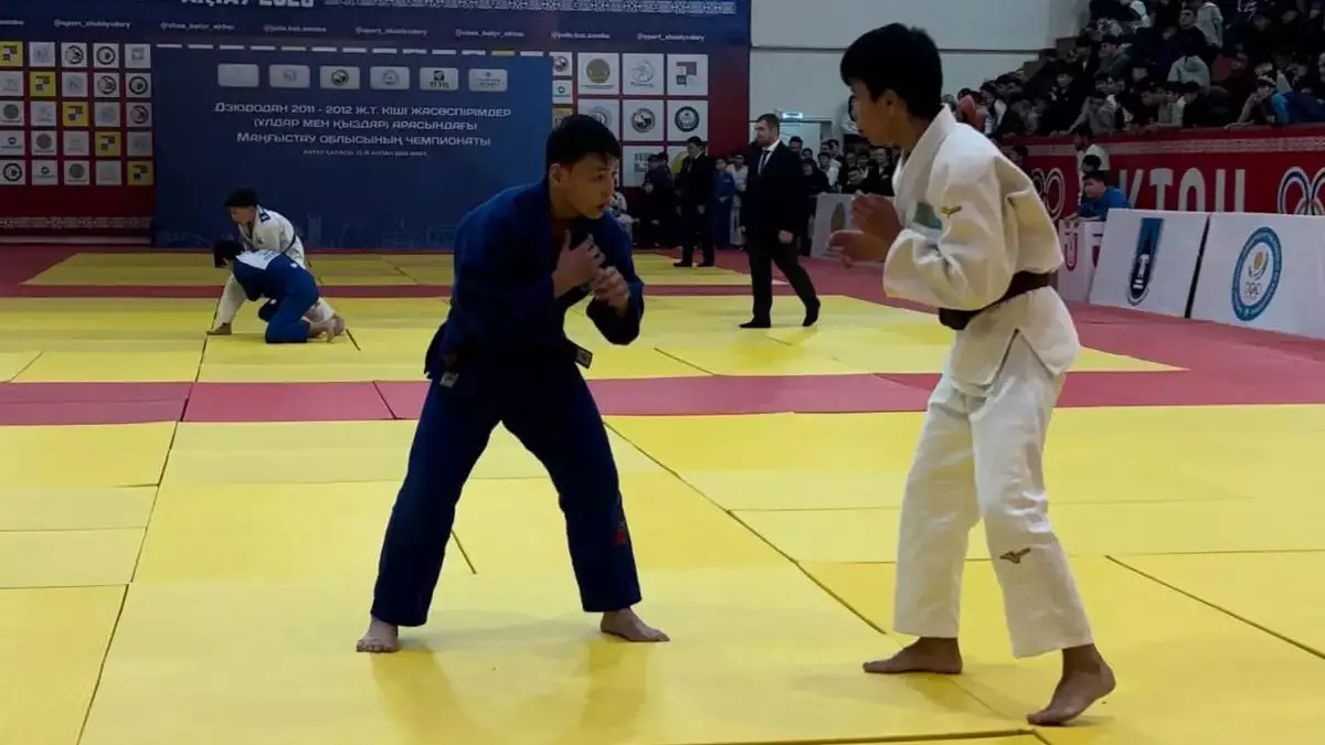 В Мангистауской области определили сильнейших дзюдоистов среди подростков