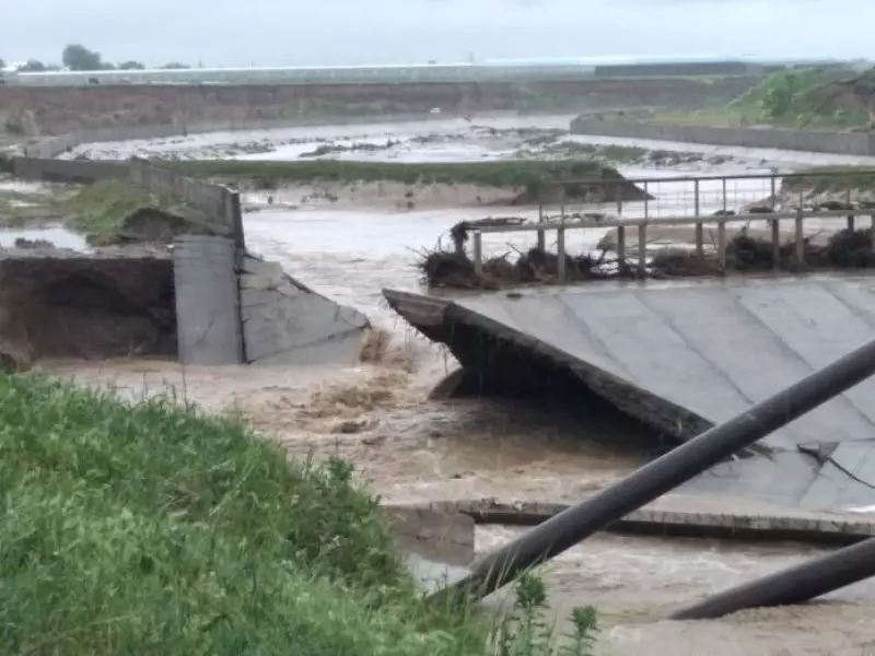 Дамбу за 2,7 млрд тенге разрушили через месяц после ремонта в Шымкенте