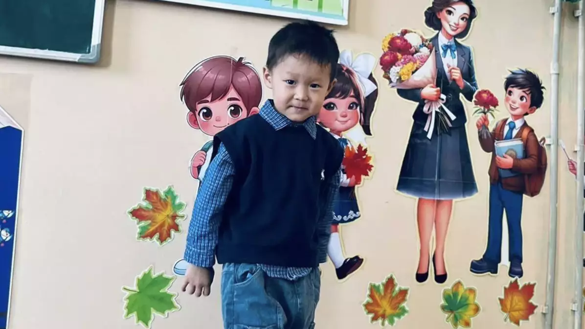 Түркістан облысында 4 жасар бала мектепке барып жүр