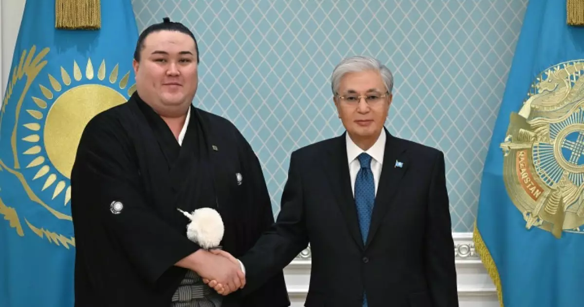   Қасым-Жомарт Тоқаев сумошы Ерсін Балтағұлды қабылдады   