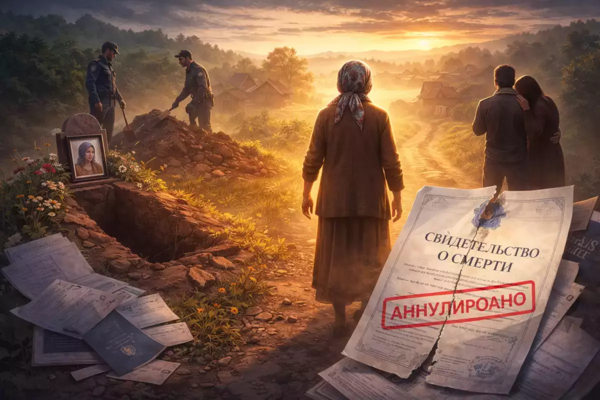 Жамбыл облысында қайтыс болды деп танылған әйел бір айдан кейін үйіне тірі келген