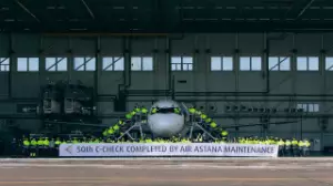 Air Astana инженерлік-техникалық орталығында 50-ші C-check тамамдады