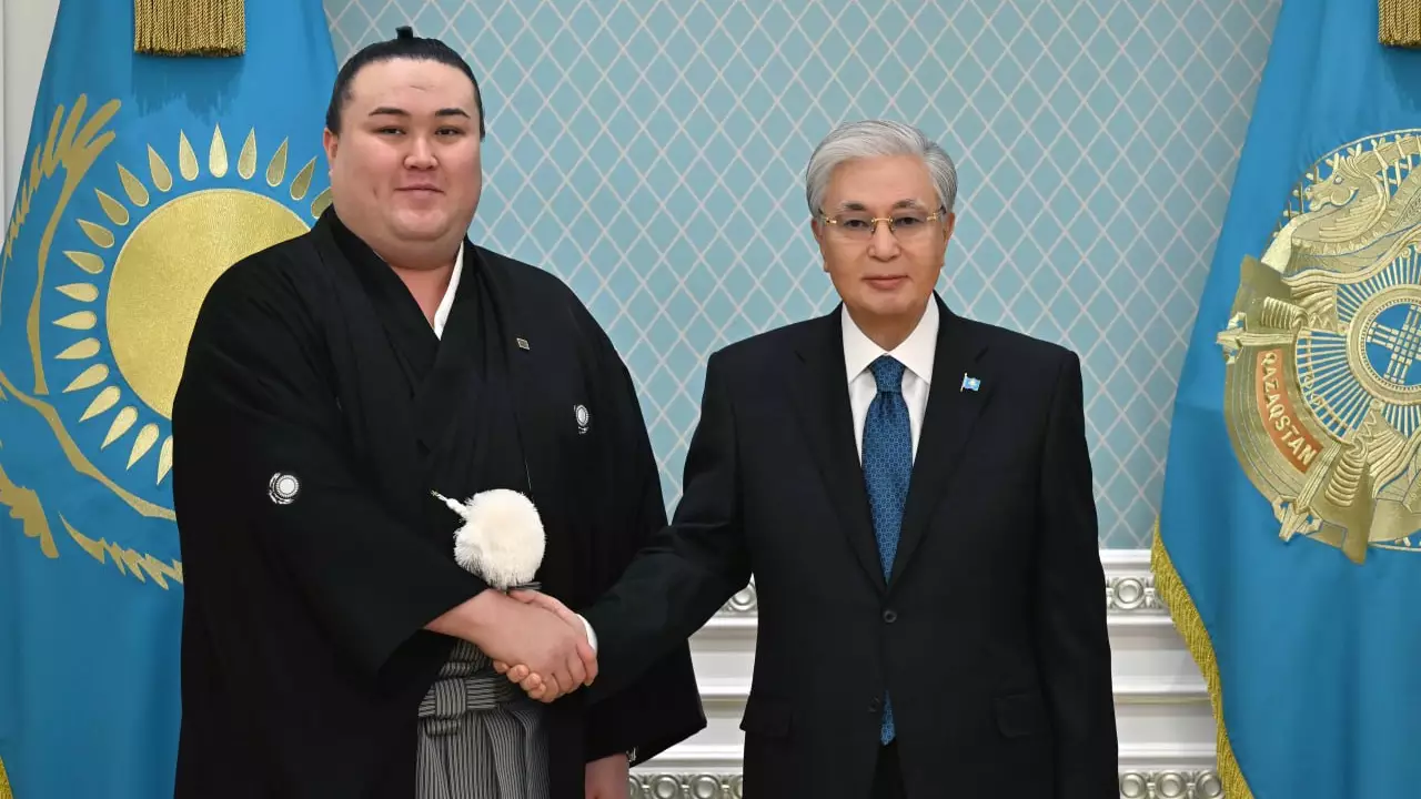 Мемлекет басшысы сумошы Ерсін Балтағұлды қабылдады 