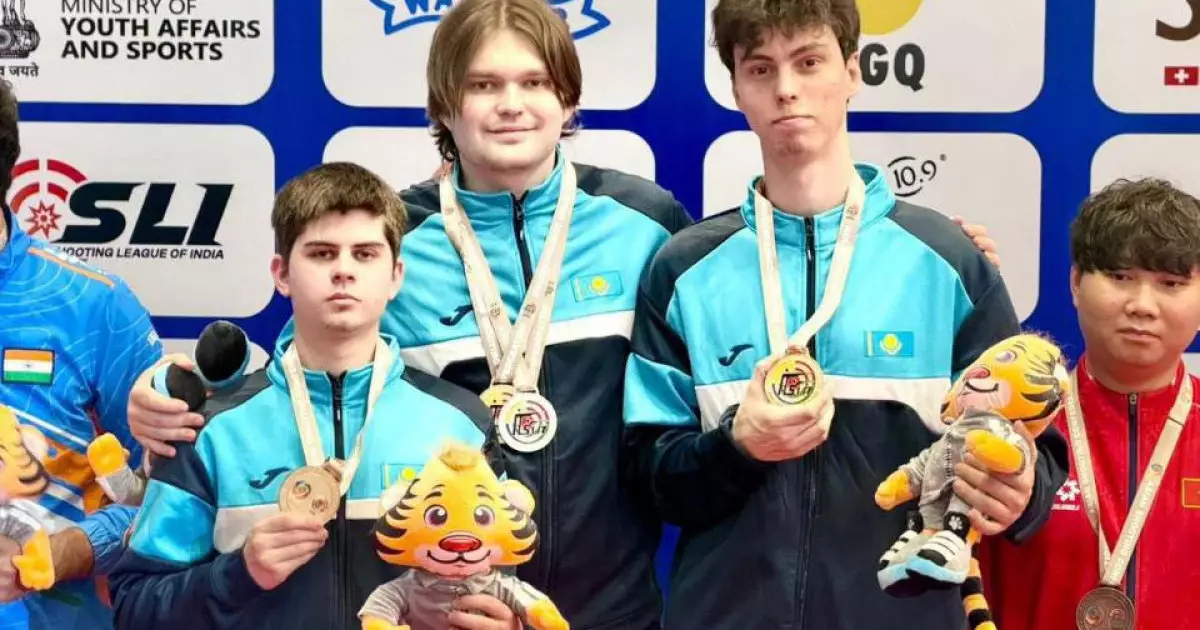  Астаналық мергендер Азия чемпионатында 7 медаль жеңіп алды 