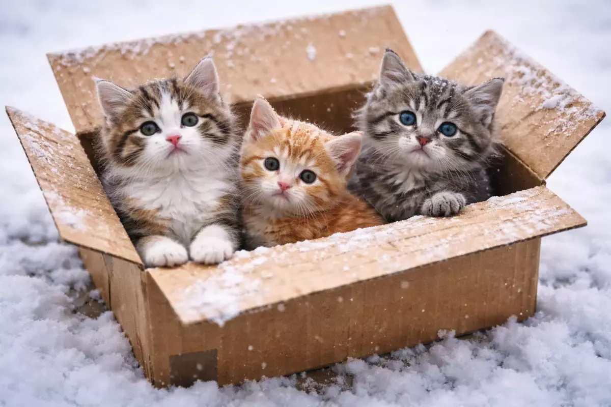 20 кошек выбросили в закрытых мешках и коробка на трассе близ Семея