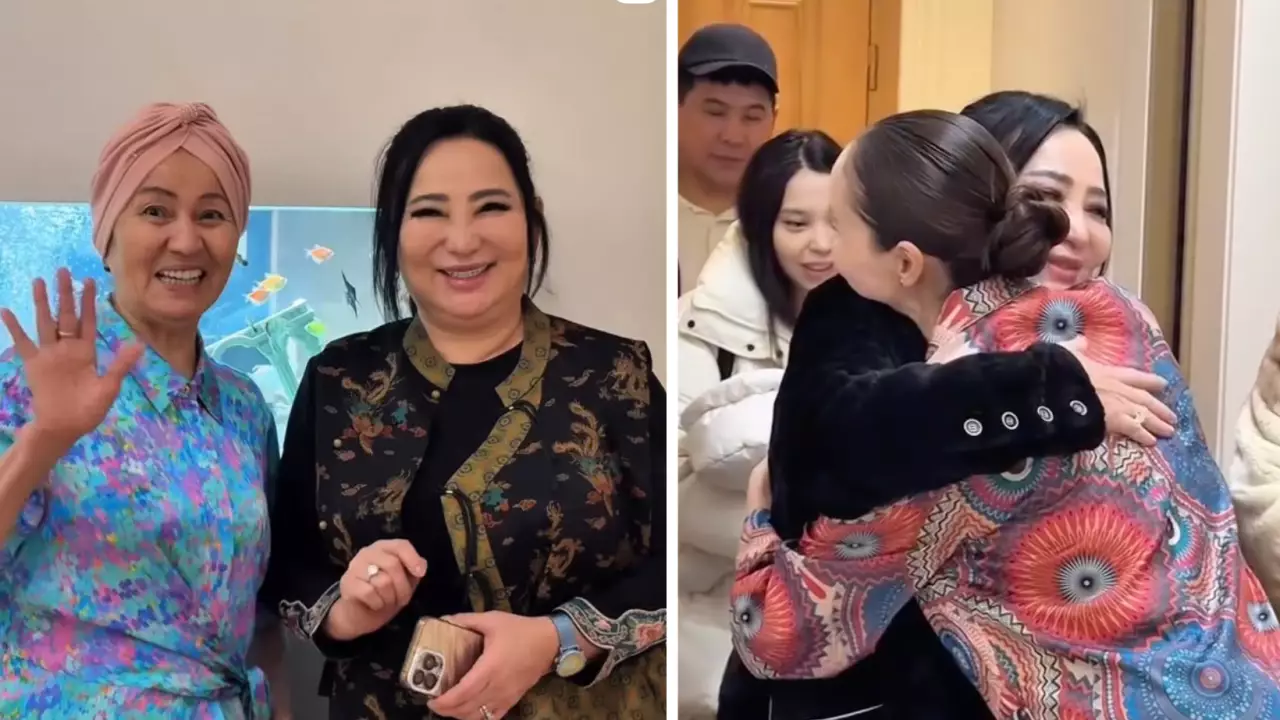 Жұлдыз Әбдікәрімова енесі мен қайын атасын қоныс тойға шақырды (ВИДЕО)