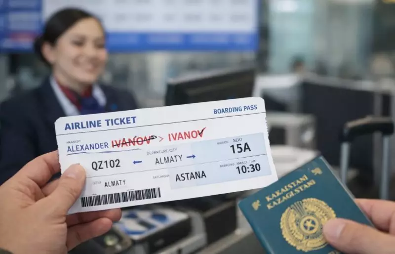 В Казахстане отменили плату за опечатки ФИО в авиабилетах